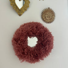 Load image into Gallery viewer, Miroir froufrous marron glacé fait main au Maroc – vue 5