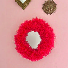 Load image into Gallery viewer, Miroir froufrous | Rose fluo
