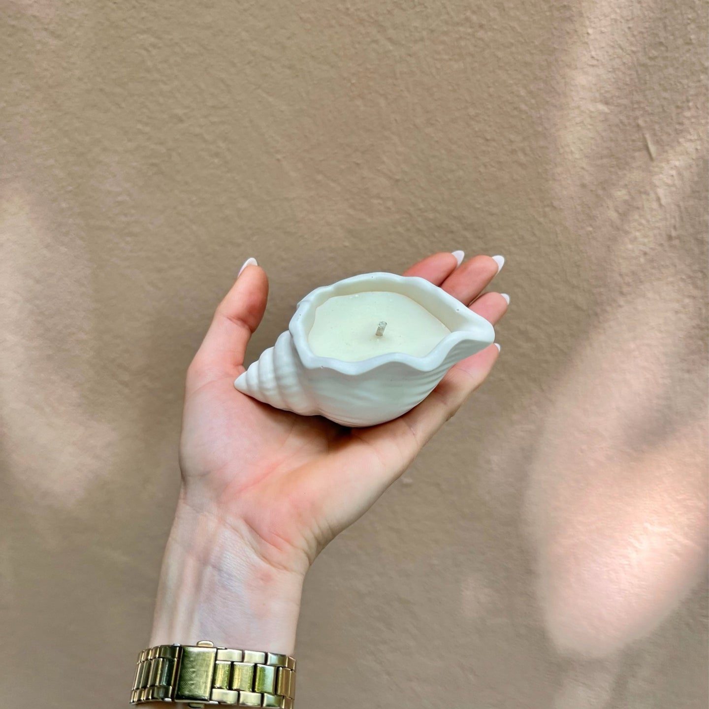 Bougie coquillage